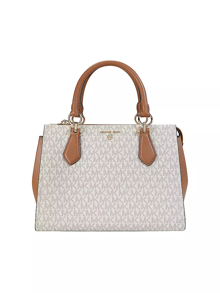 MICHAEL KORS | Ledertasche - Henkeltasche MARILYN Medium | creme