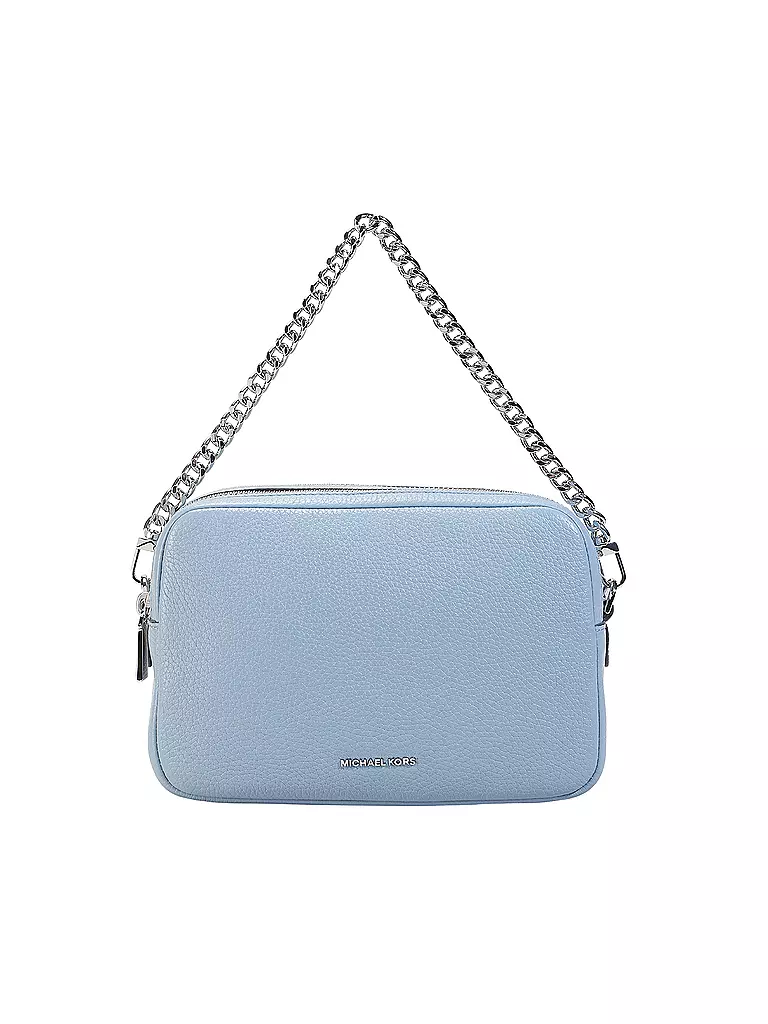 MICHAEL KORS | Ledertasche - Umhängetasche BRAYANT Medium | hellblau