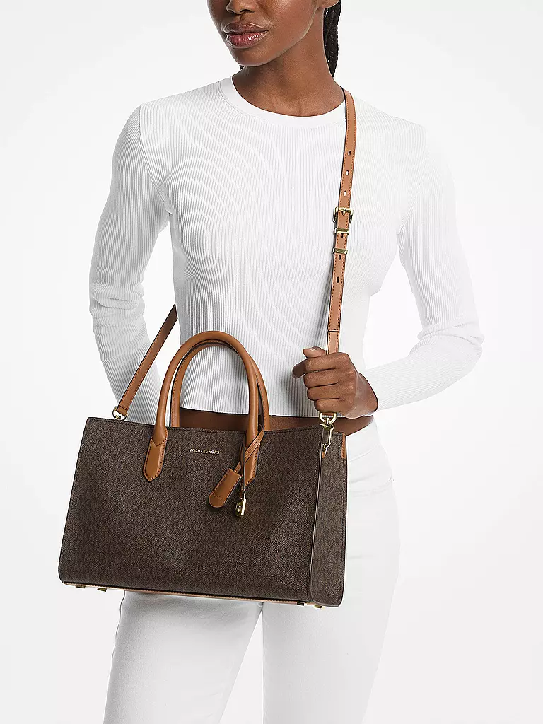 MICHAEL KORS | Tasche - Tote Bag CARLETT Medium | braun