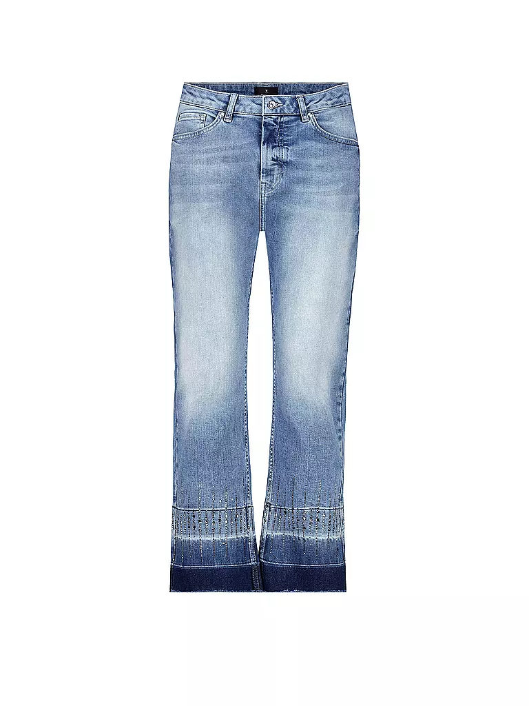 MONARI | Jeans Bootcut Fit 7/8 | blau