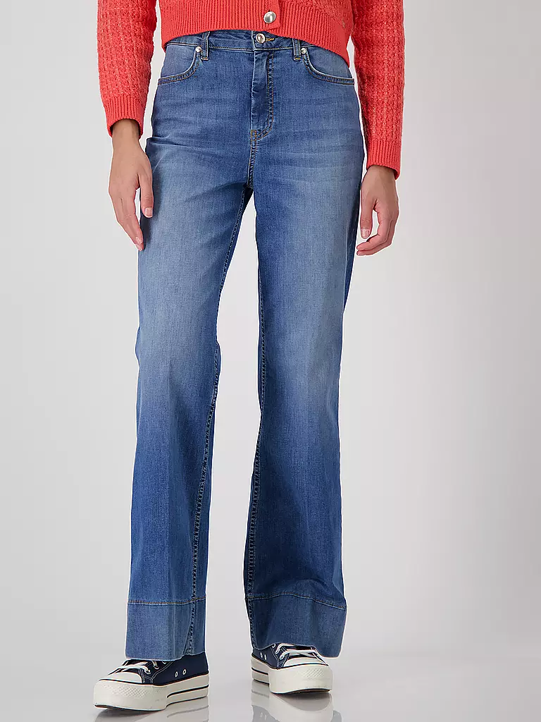 MONARI | Jeans Bootcut Fit | blau