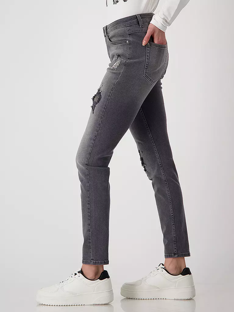 MONARI | Jeans Slim Fit  | grau