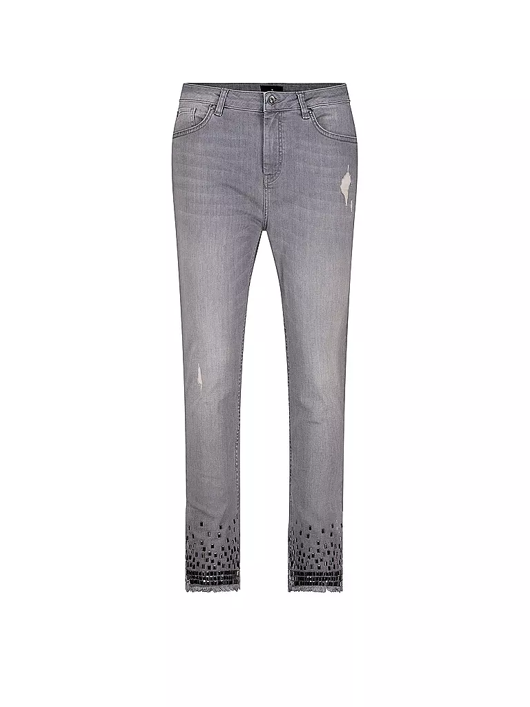 MONARI | Jeans Slim Fit 7/8  | grau