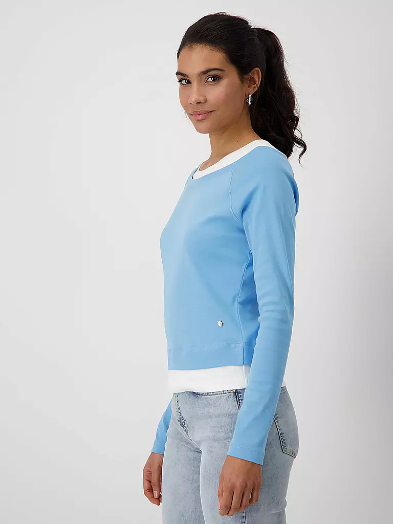 MONARI | Langarmshirt | blau