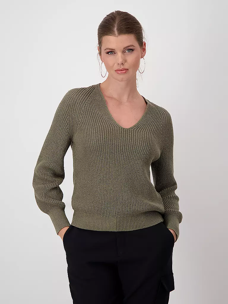 MONARI | Pullover | olive