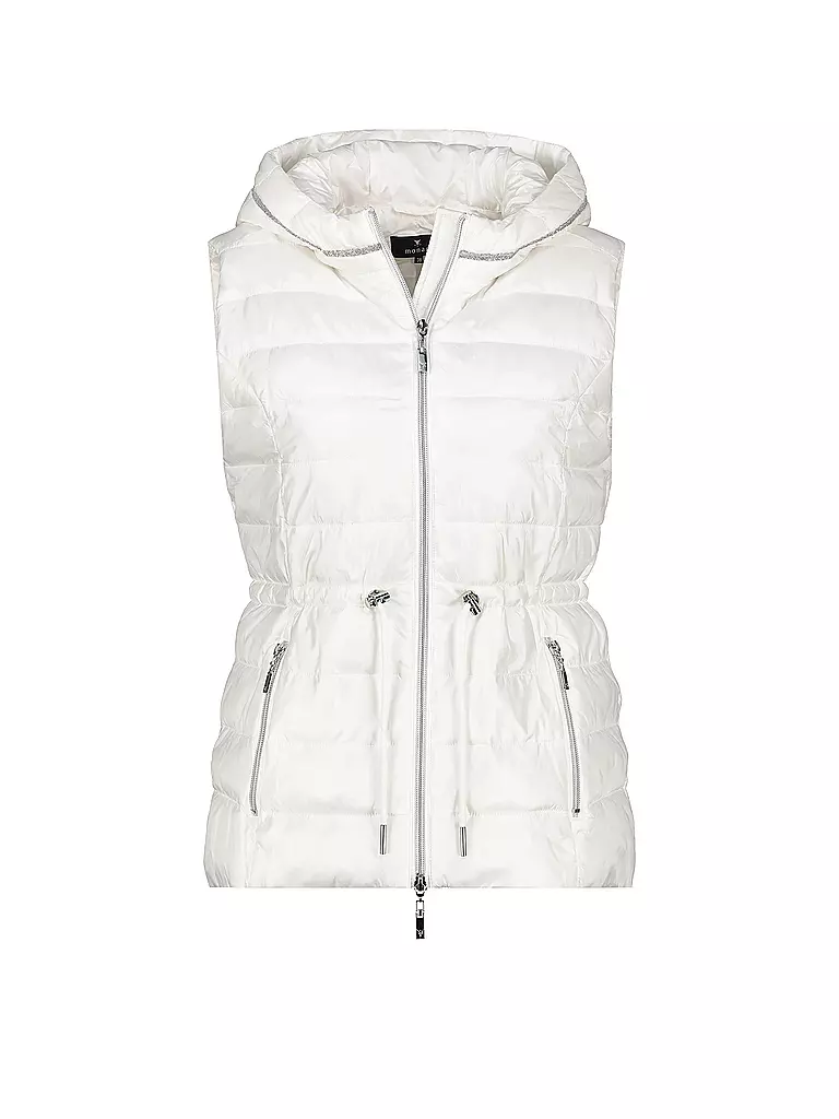 MONARI | Steppgilet  | creme