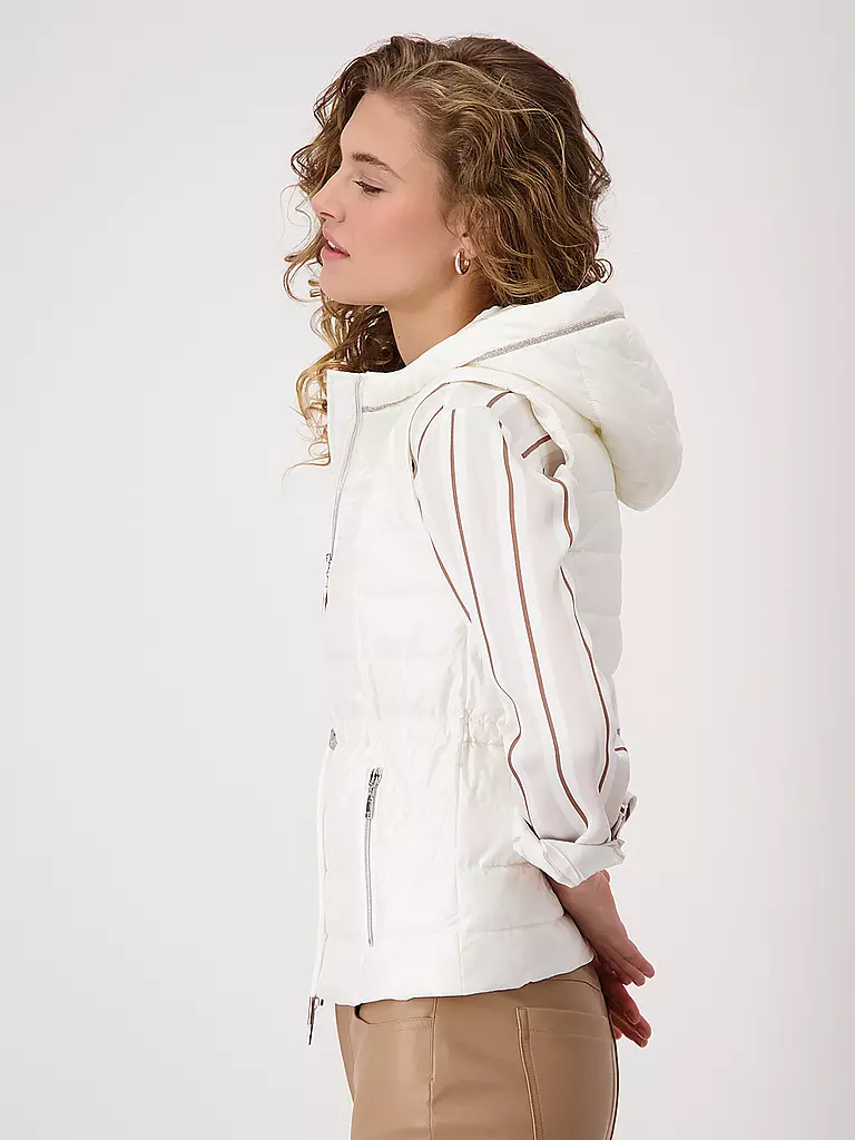 MONARI | Steppgilet  | creme