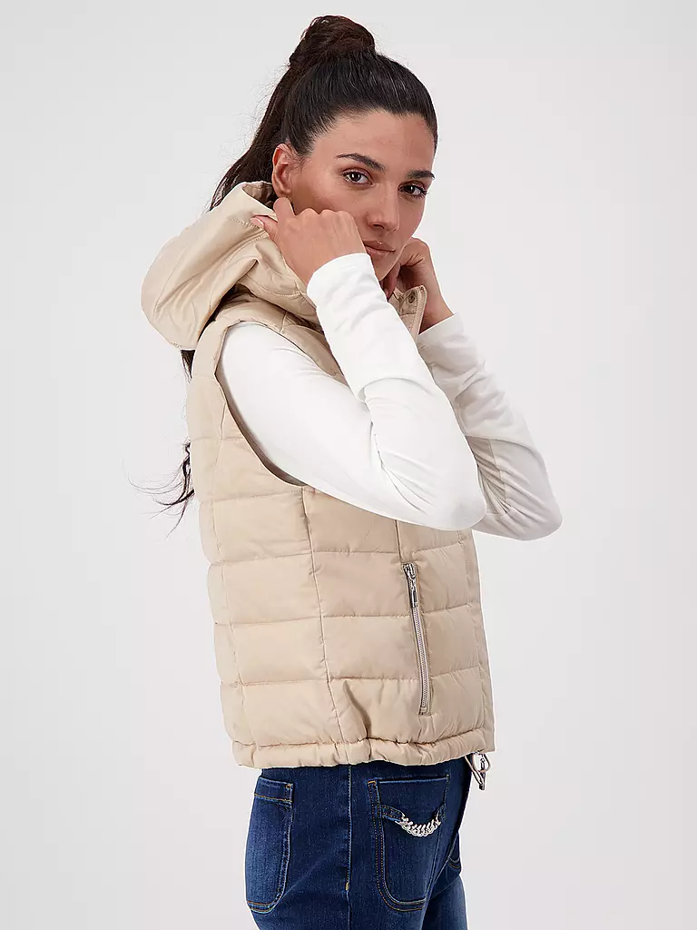 MONARI | Steppgilet | beige