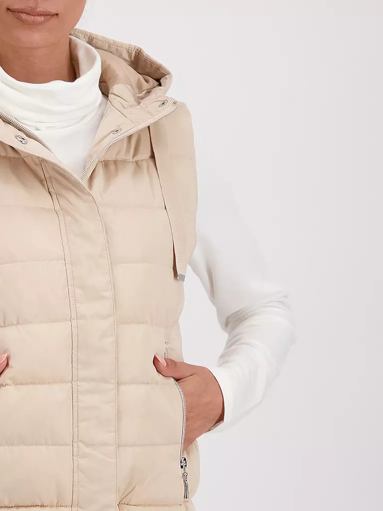 MONARI | Steppgilet | beige