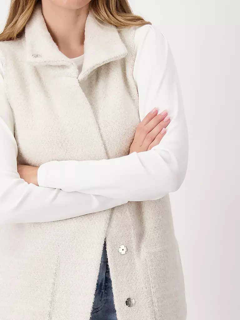 MONARI | Strickgilet | beige