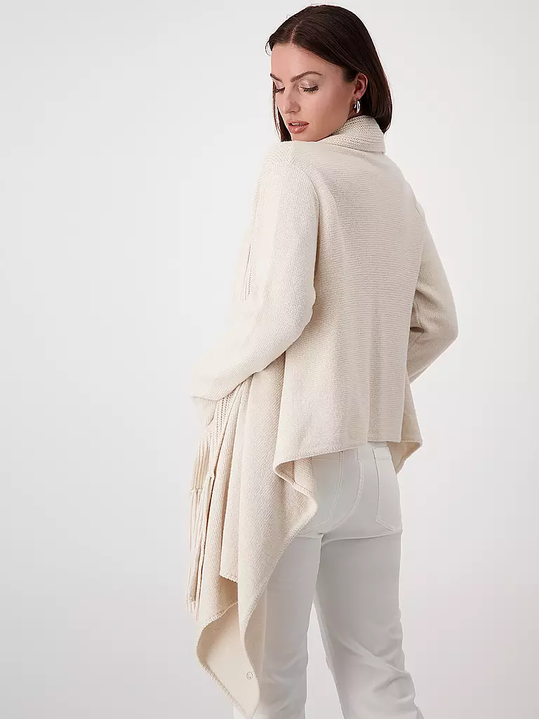 MONARI | Strickjacke - Cape | beige