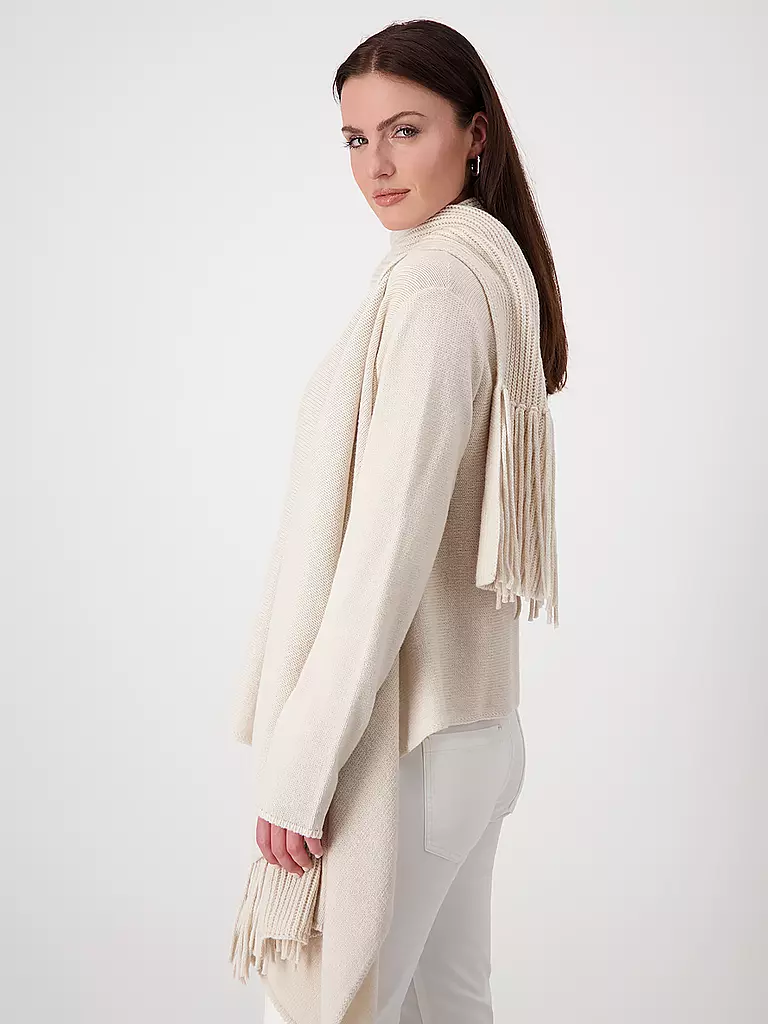 MONARI | Strickjacke - Cape | beige