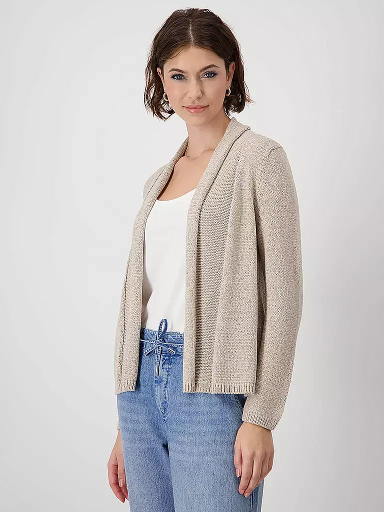 MONARI | Strickjacke  | beige