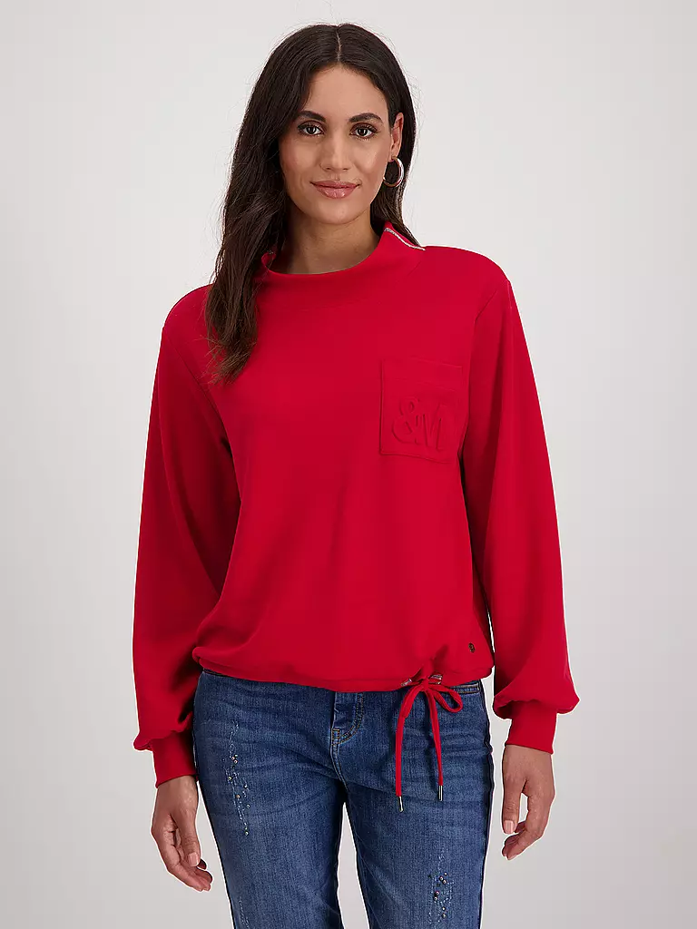 MONARI | Sweater | rot