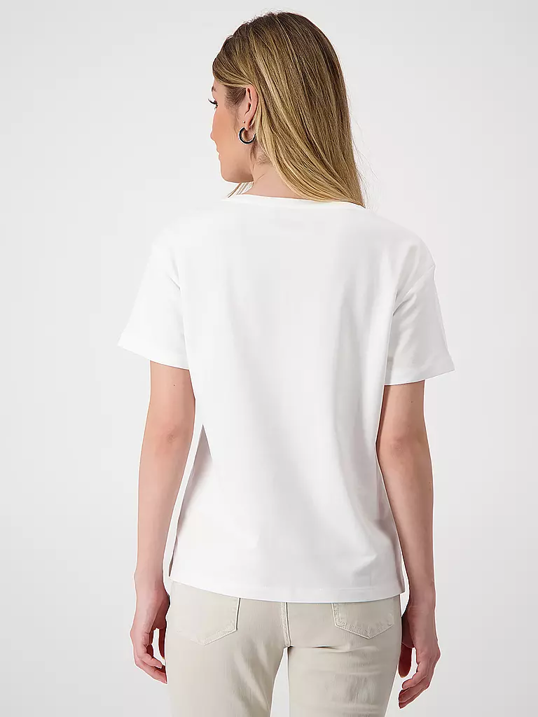 MONARI | T-Shirt  | creme