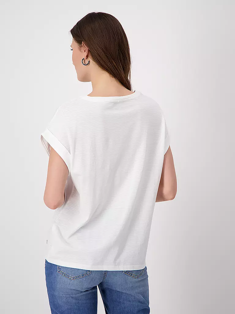 MONARI | T-Shirt  | weiss