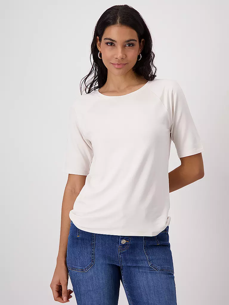 MONARI | T-Shirt  | creme