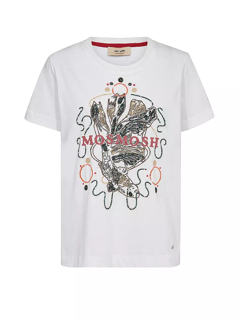 MOS MOSH | T-Shirt MMHALLINO | weiss