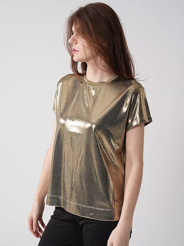 MOS MOSH | T-Shirt MMNIVOLA | gold