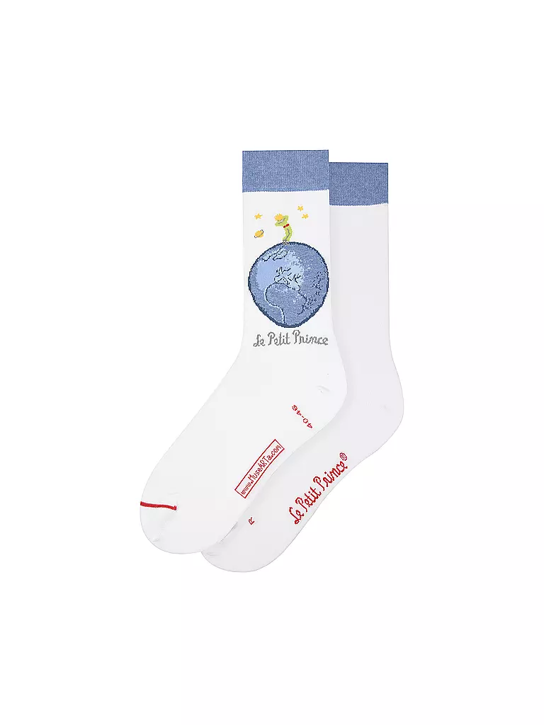 MUSEARTA | Damen Socken BLUE PLANET - DER KLEINE PRINZ white-multi (36-40) | weiss