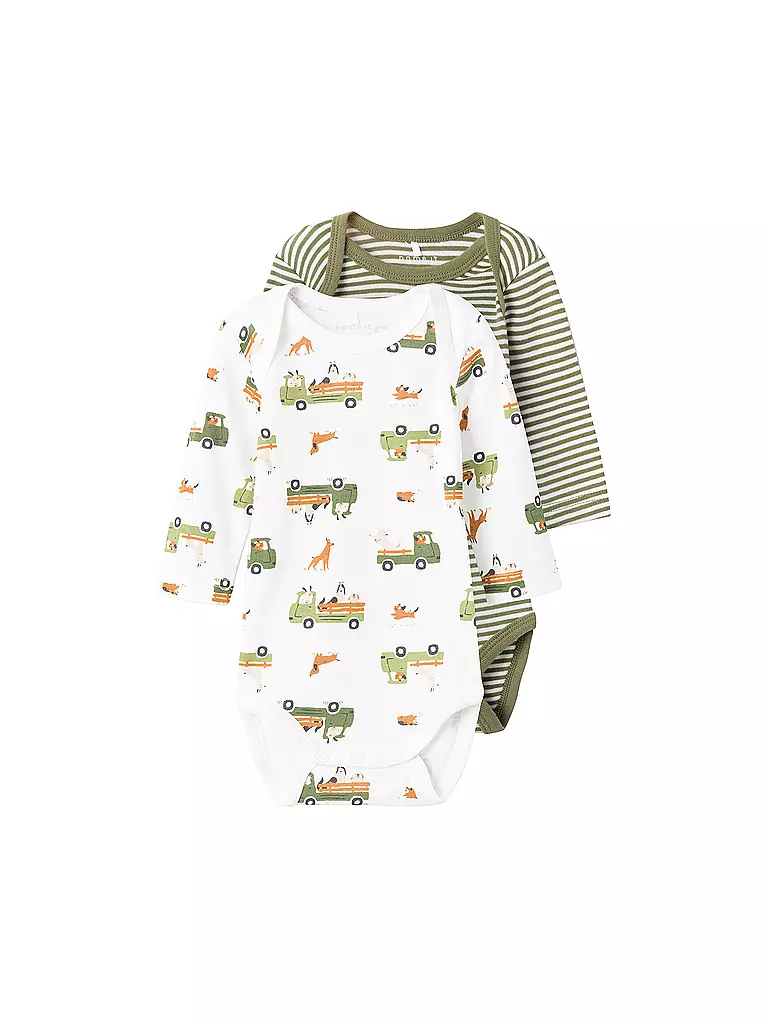 NAME IT | Baby Body 2-er Pkg. NBNBODY | olive