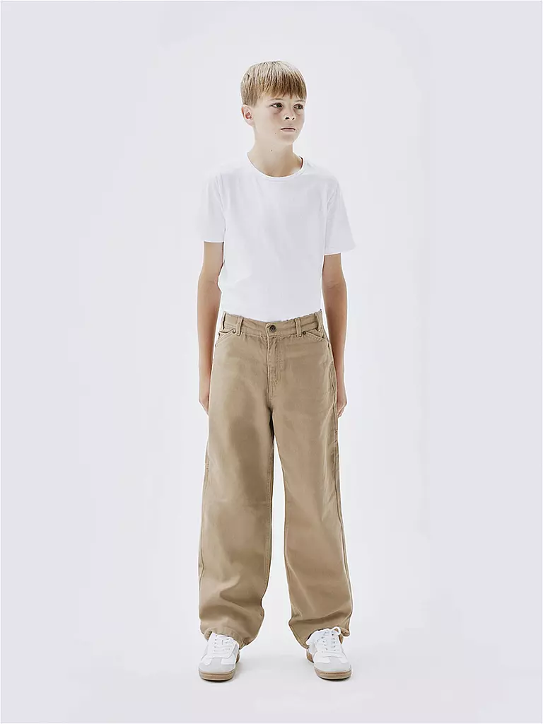 NAME IT | Jungen Hose Straight Fit NKMRYAN  | camel