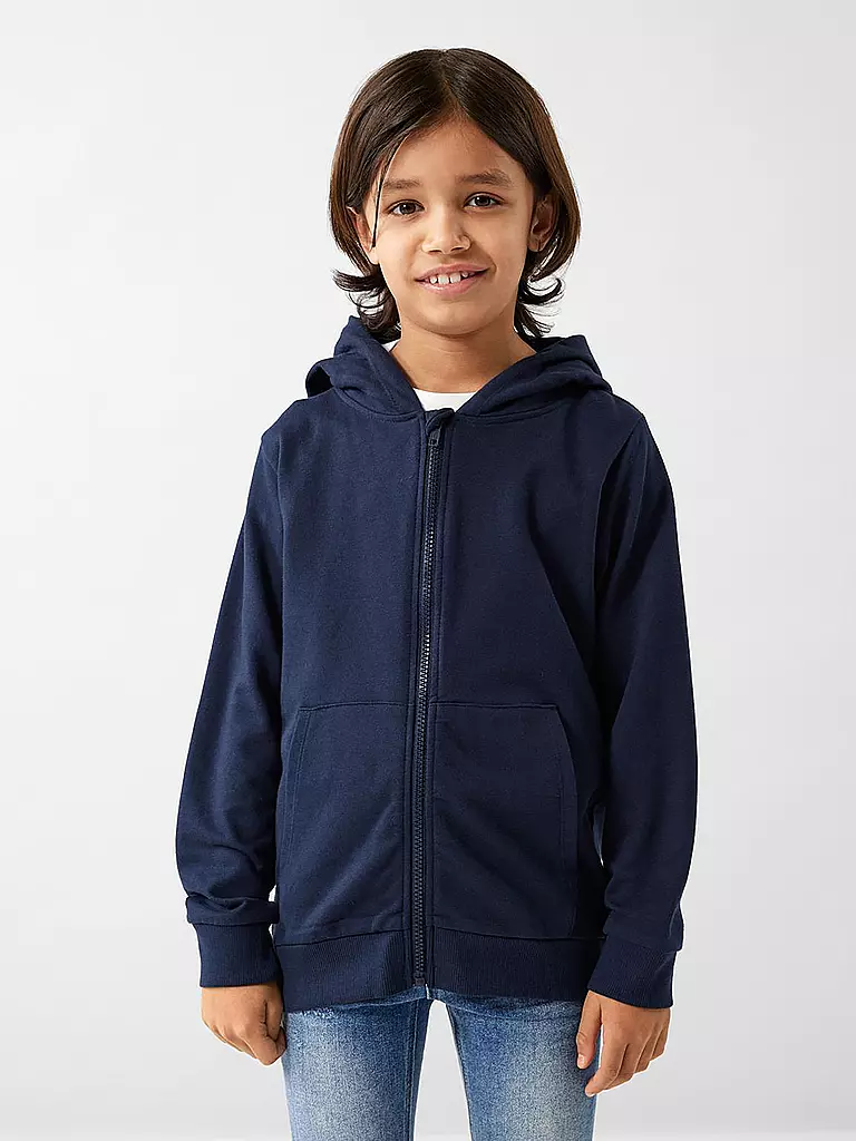 NAME IT | Jungen Sweatjacke NKMNESWEAT | blau