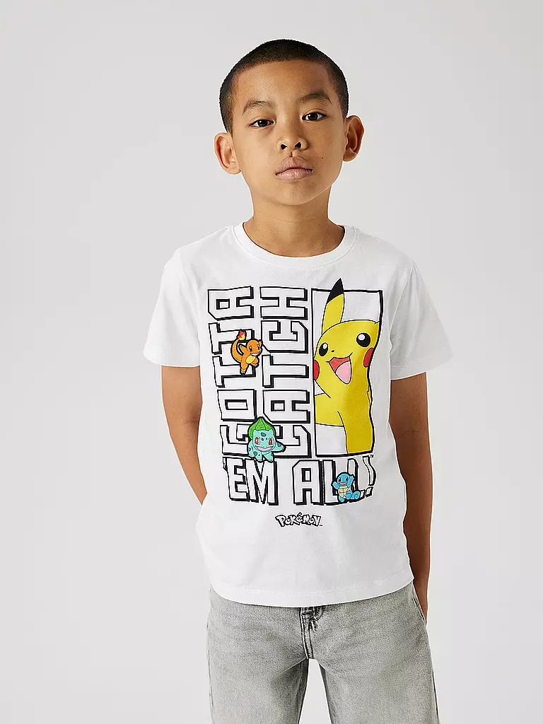 NAME IT | Jungen T-Shirt NKMFLAME | weiss