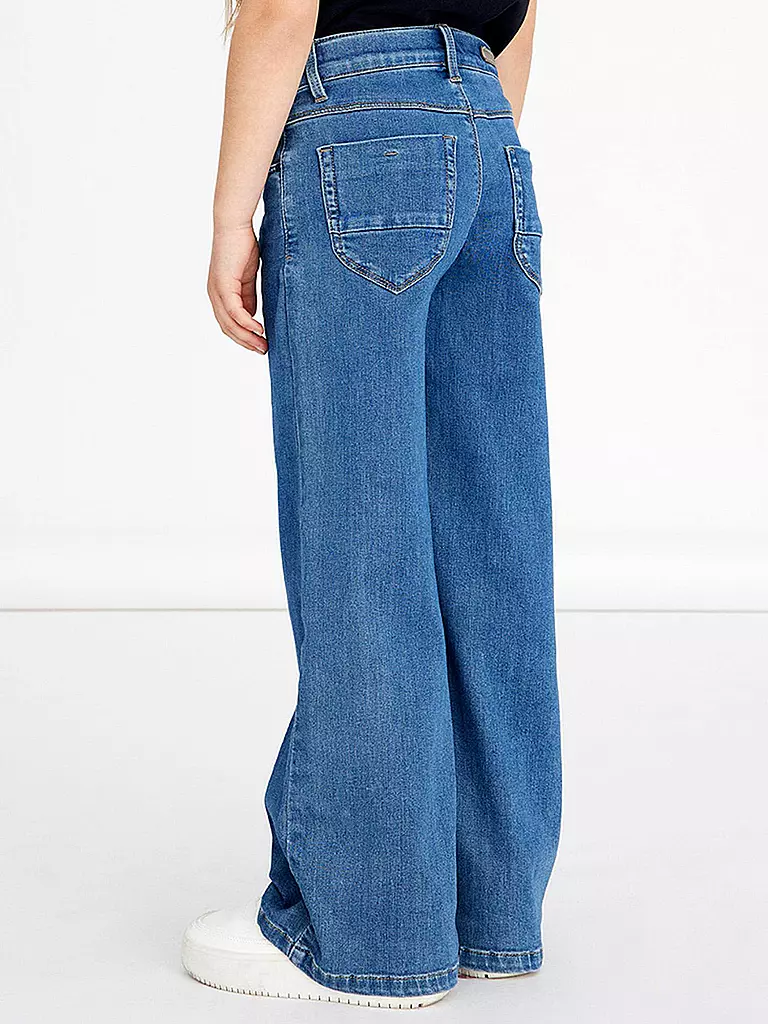 NAME IT | Mädchen Jeans Wide Leg NKFBELLA  | blau