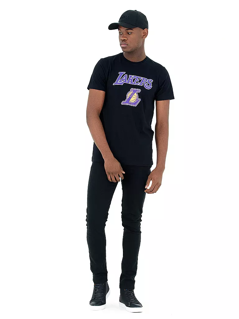 NEW ERA | T-Shirt LAKERS | schwarz