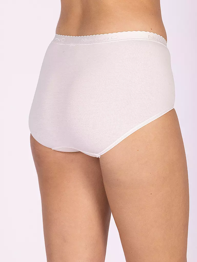 NINA VON C | Taillenslip Fine Cotton Weiss | weiss