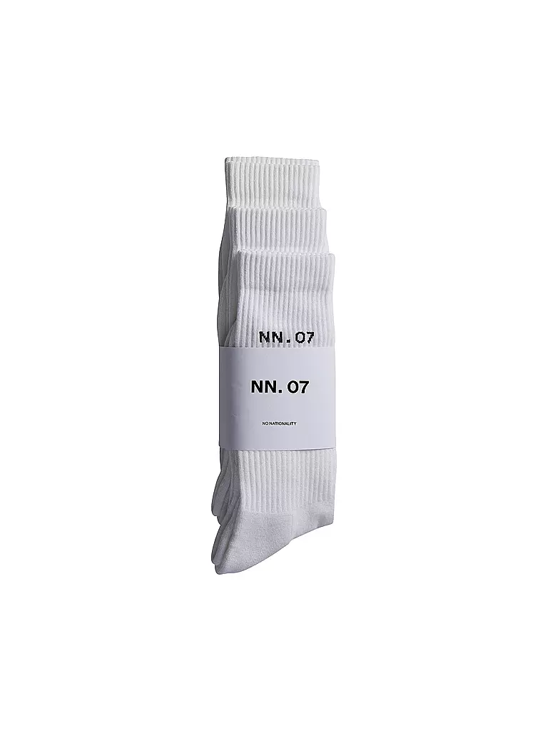 NN.07 | Socken 3er Pkg. white | weiss