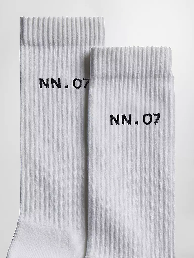 NN.07 | Socken 3er Pkg. white | weiss