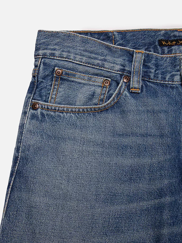 NUDIE JEANS | Denim Jeans Straight Fit STEADY EDDIE | blau