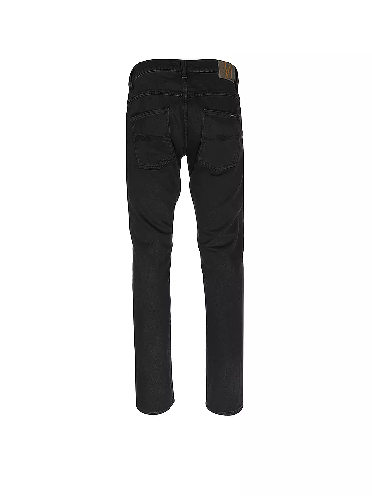 NUDIE JEANS | Jeans Straight Fit GRIM TIM | schwarz