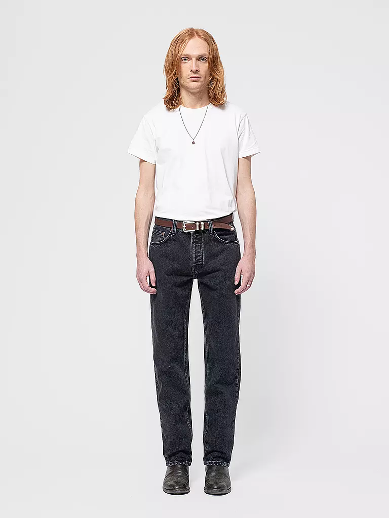 NUDIE JEANS | Jeans Straight Fit RAD RUFUS  | schwarz