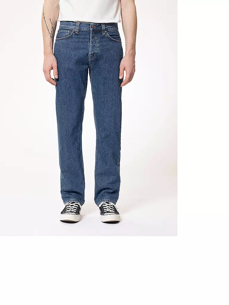 NUDIE JEANS | Jeans Straight Fit RAD RUFUS | dunkelblau