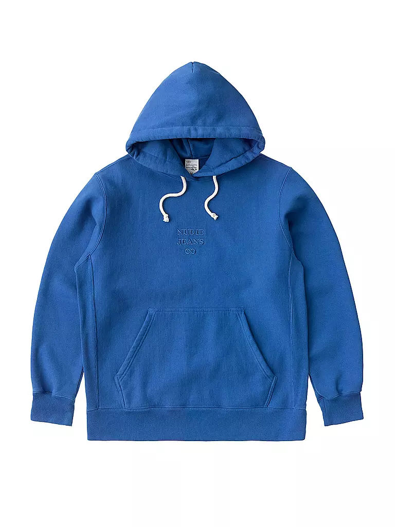 NUDIE JEANS | Kapuzensweater - Hoodie FREDERICK | blau