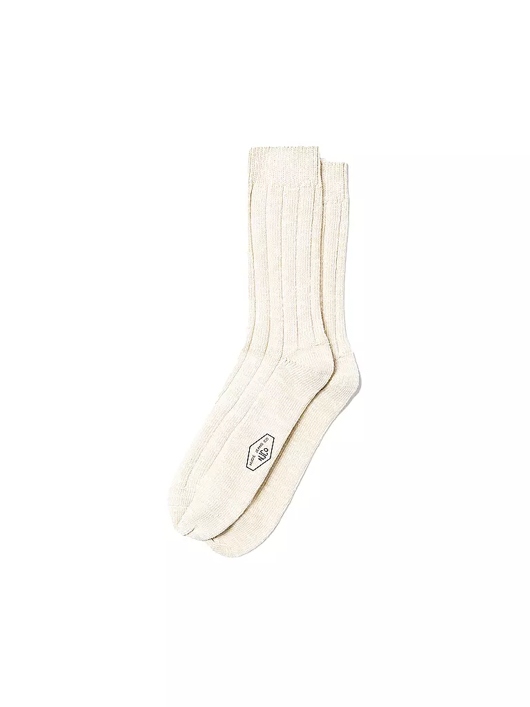 NUDIE JEANS | Socken ecru  | creme