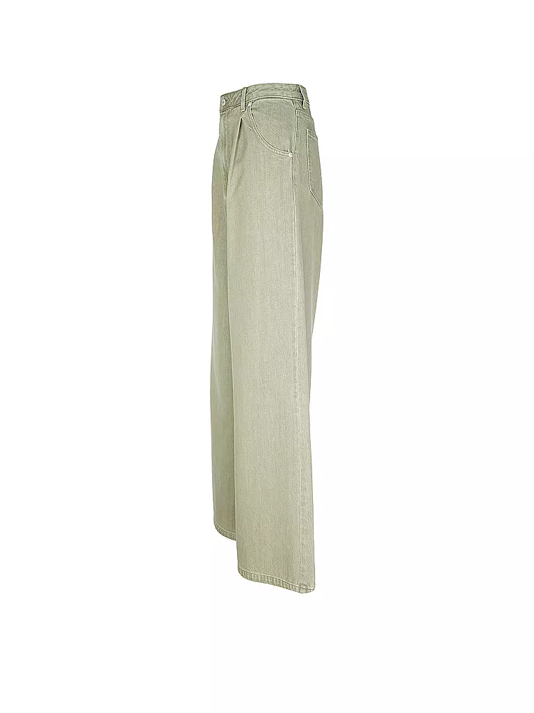 OFFICINE GENERALE | Jeans Wide Leg MOENA  | olive