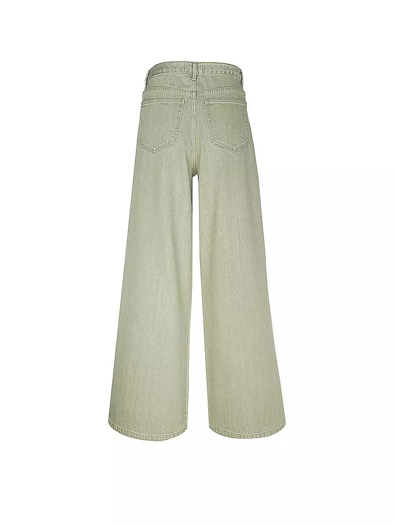 OFFICINE GENERALE | Jeans Wide Leg MOENA | olive