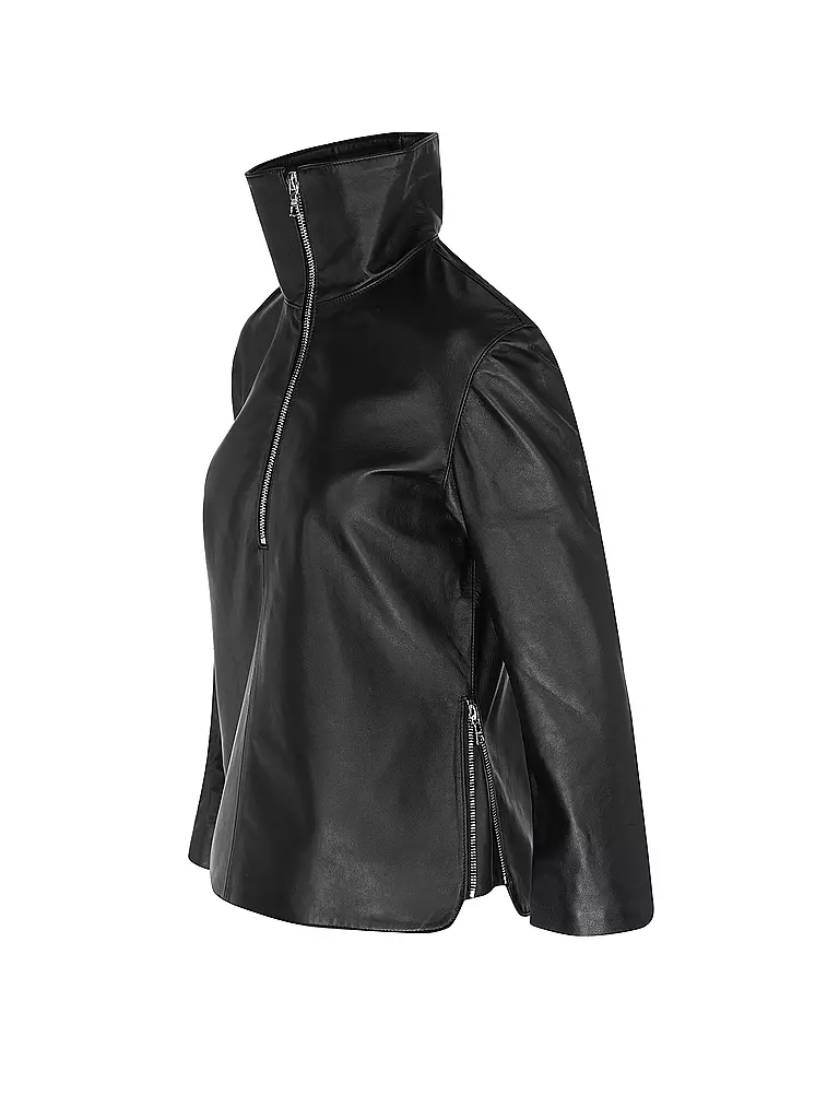 OFFICINE GENERALE | Lederjacke ALEXA | schwarz