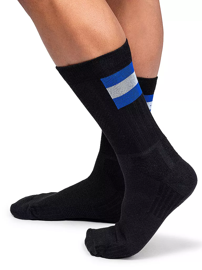 ON | Socken black / indigo | schwarz