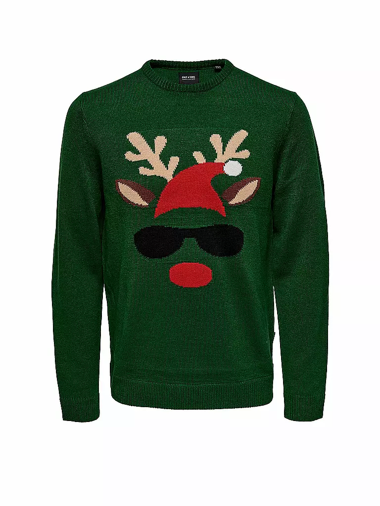 ONLY & SONS | Pullover  ONSXMAS | grün