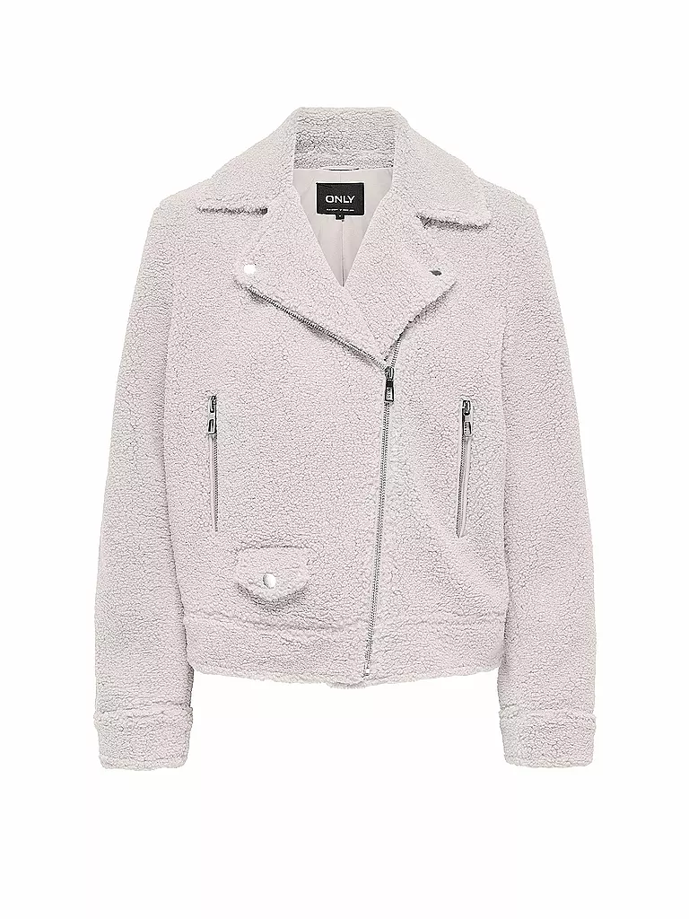 ONLY | Jacke in Felloptik ONLRIO TEDDY BIKER | creme