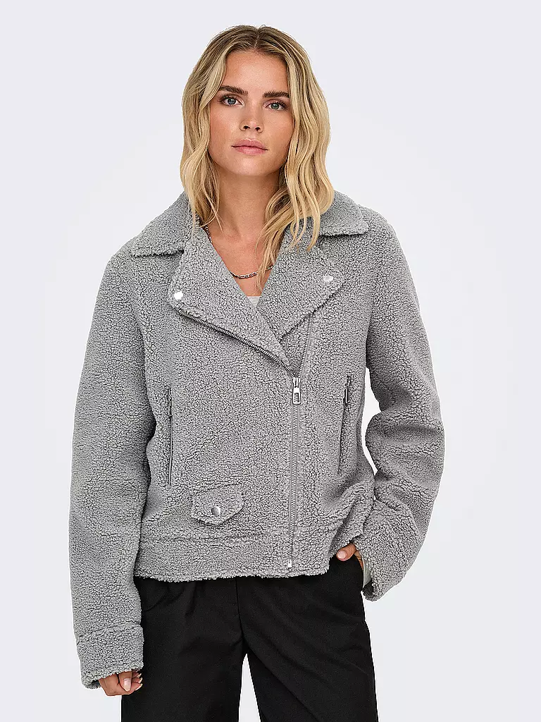 ONLY | Jacke in Felloptik ONLRIO TEDDY BIKER | creme