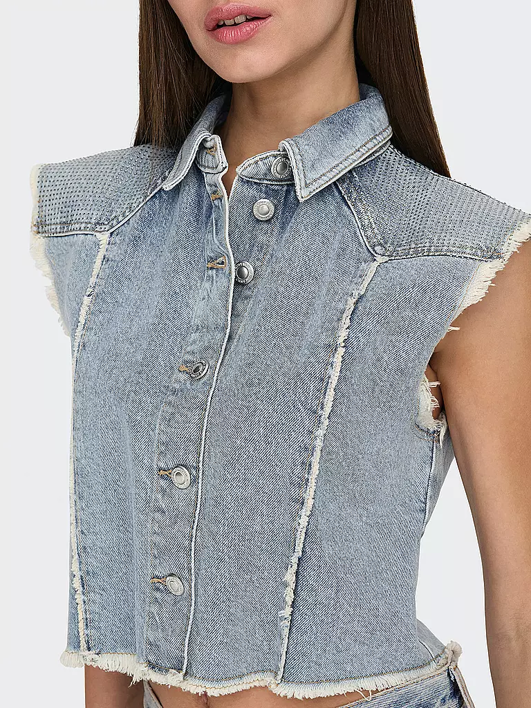 ONLY | Jeansgilet ONLHOLLYWOOD | hellblau