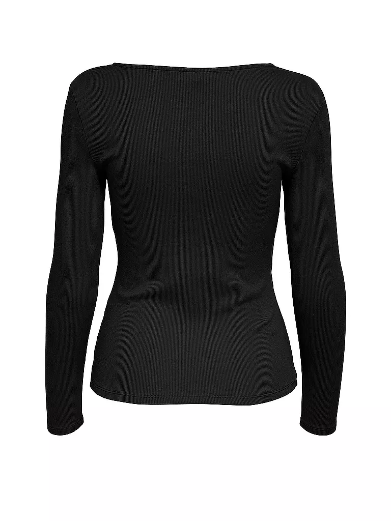 ONLY | Langarmshirt ONLALUNA | schwarz