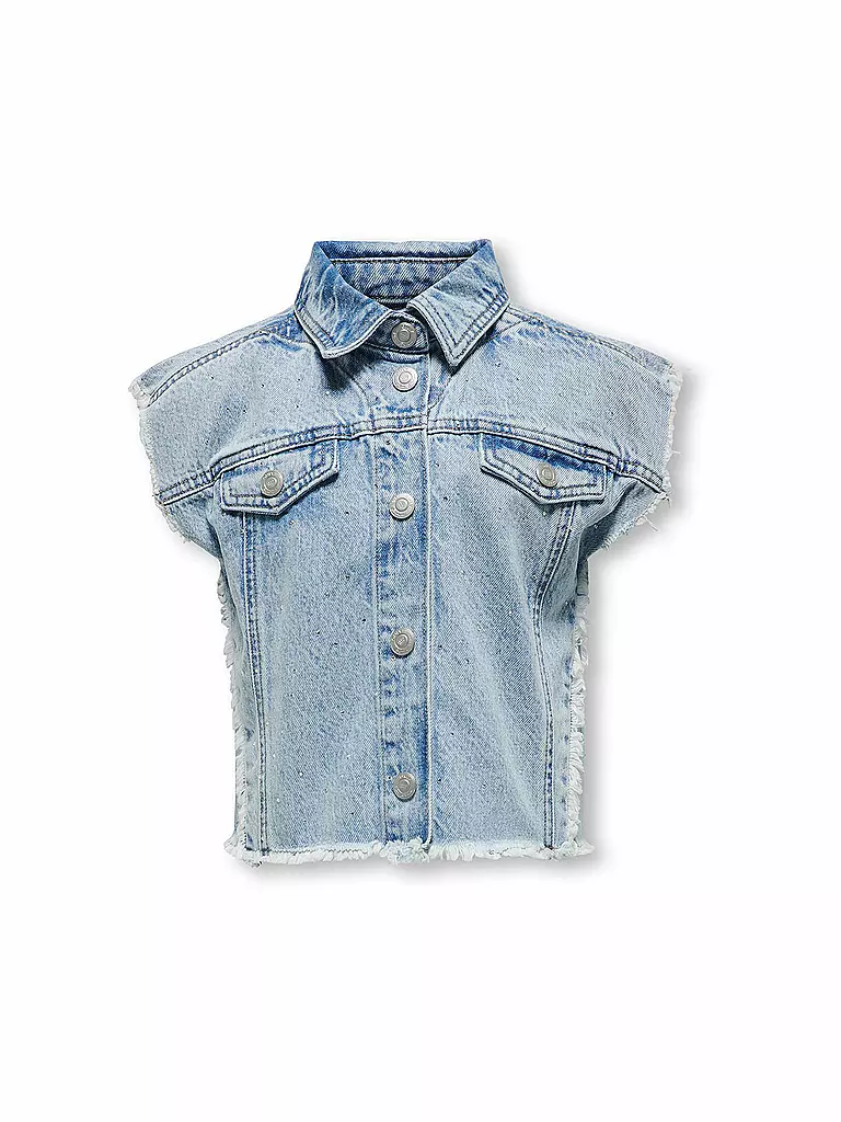 ONLY | Mädchen Jeansgilet KOGCOBAIN | hellblau