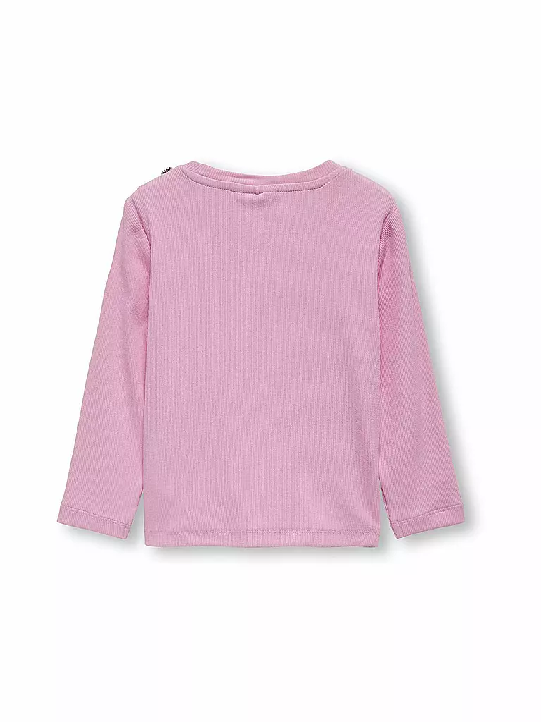 ONLY | Mädchen Langarmshirt KMGCHECKIE | rosa